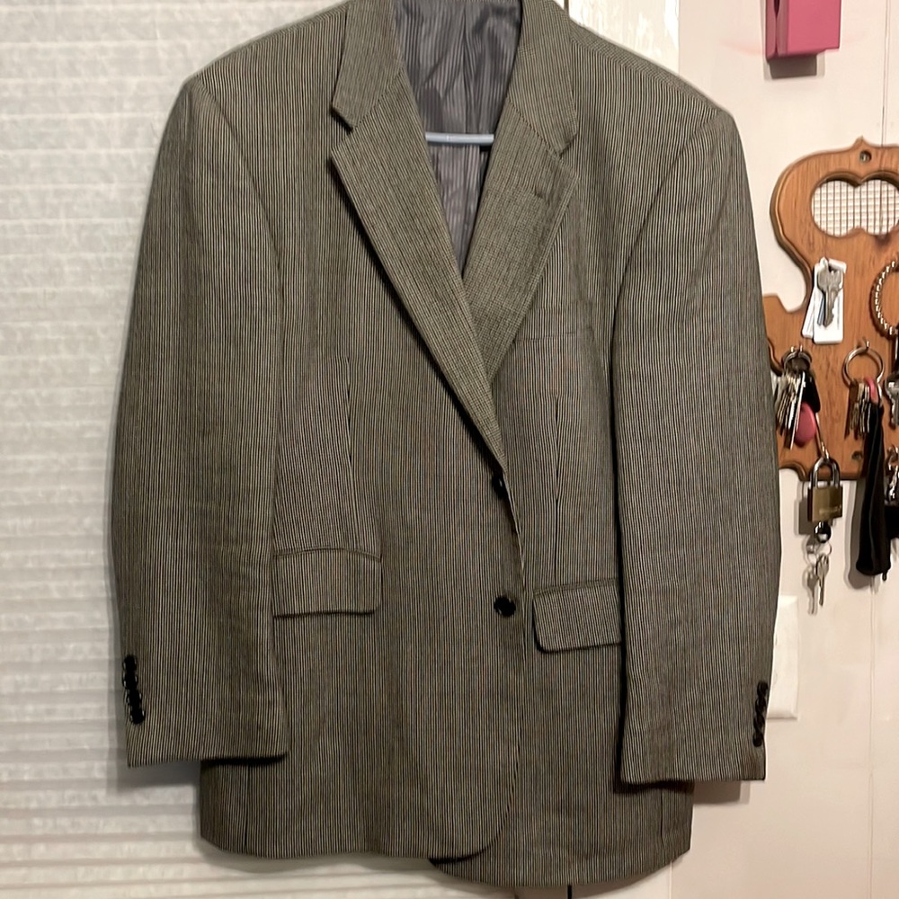 covington 2 button sports coat blazer size 42 short